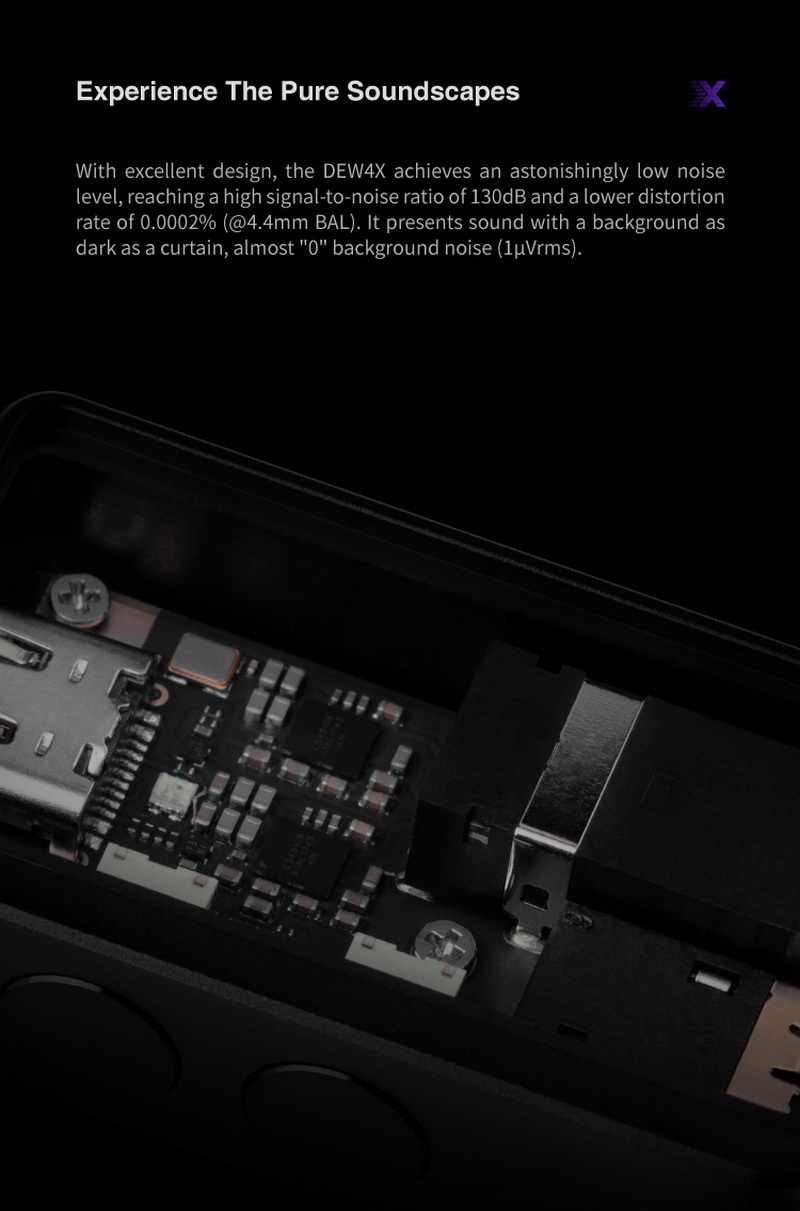 Simgot DEW4X DAC/AMP พกพาจิ๋ว ชิป DAC CS43198 x2 ถอดอัพเกรดสายได้ ประกันศูนย์ไทย