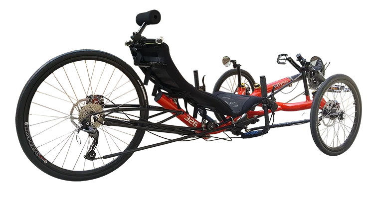 จักรยานนอนปั่น MOTRIKE 326 | TrikExplor 3 Wheel Touring Recumbent Bike | Shimano 3x9 Speed | อลูมิเนียมเฟรม 6061 T6 | รองรับผู้ขี่สูง 165–200 ซม.