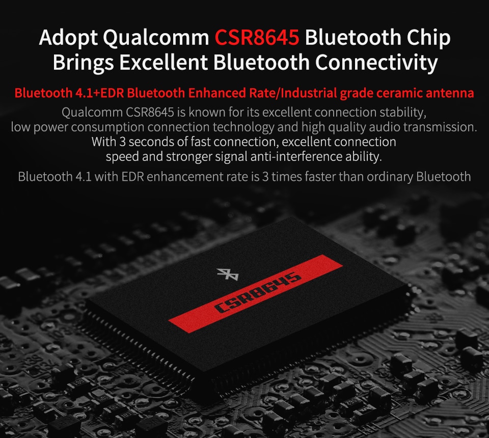 ขาย KZ BTE หูฟัง 2 ไดร์เวอร์ (1DD+1BA) ชิป Qualcomm CSR8645 รองรับ บลูทูธ 4.1 APTX , กันน้ำได้