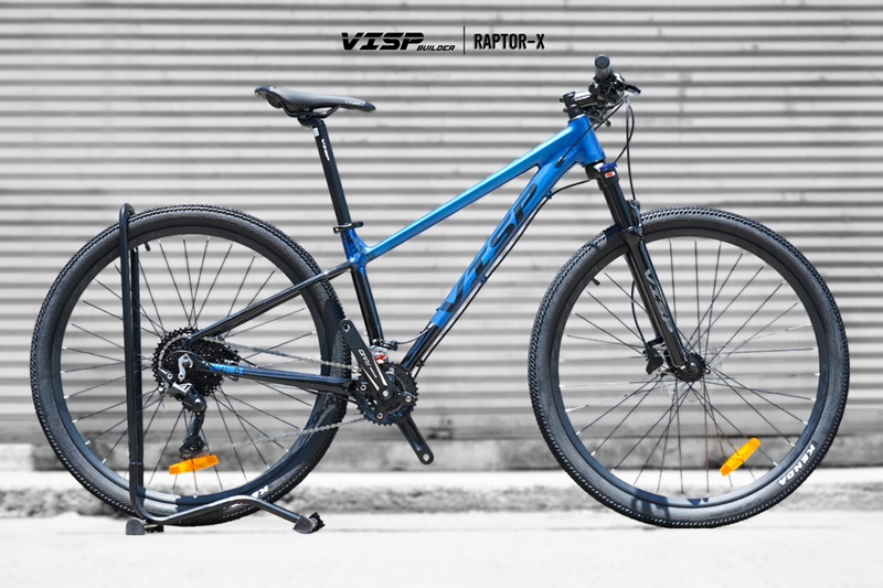 จักรยานเสือภูเขา VISP BUILDER รุ่น RAPTOR-X ชุดเกียร์ Shimano Deore 2X10 สปีด ล้อ 29 นิ้ว เฟรม Aluminium NEW 2023