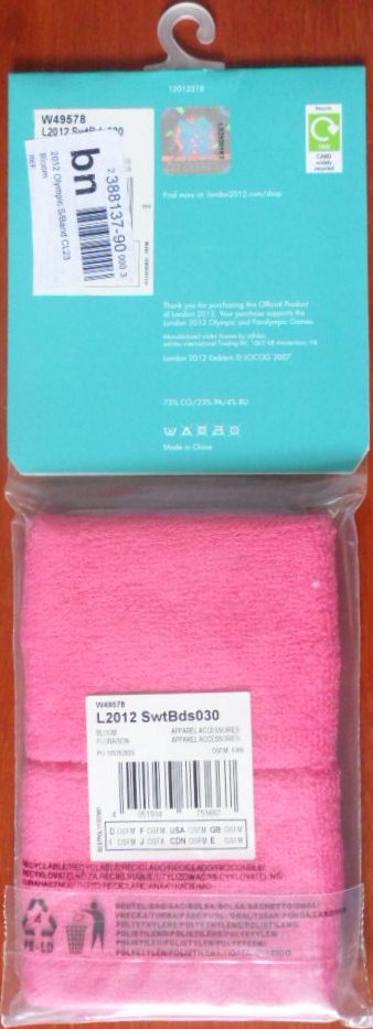 สายรัดข้อมือ การแข่งขันกีฬาโอลิมปิก - โอลิมปิก ลอนดอน 2012 ใหม่ / OLYMPICS International Sports Tournament Wristband/Sweatband - Olympics London 2012 NEW
