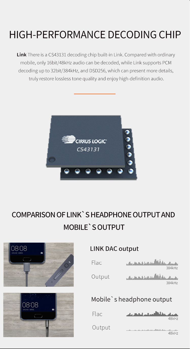 xDuoo LINK V2 DAC/AMP พกพา สำหรับมือถือ, คอมพิวเตอร์ ประกันศูนย์ไทย