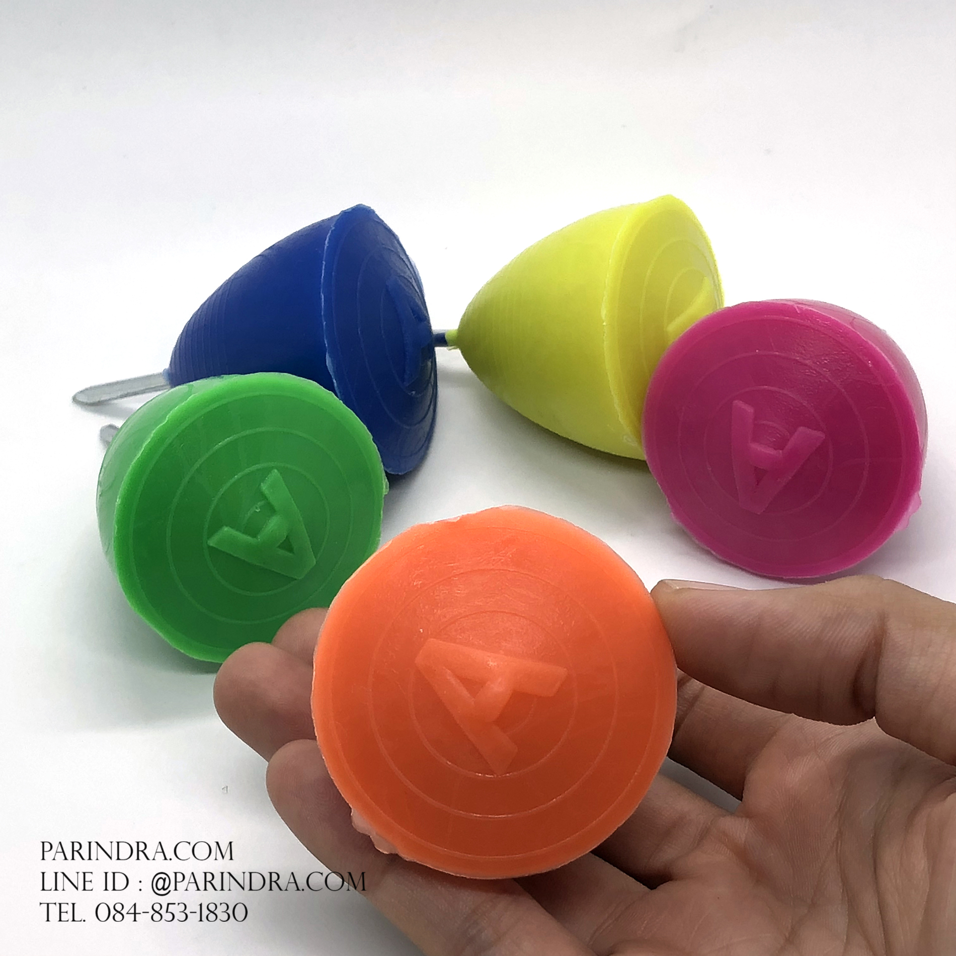 ลูกข่างพลาสติกขนาดใหญ่ คละสี