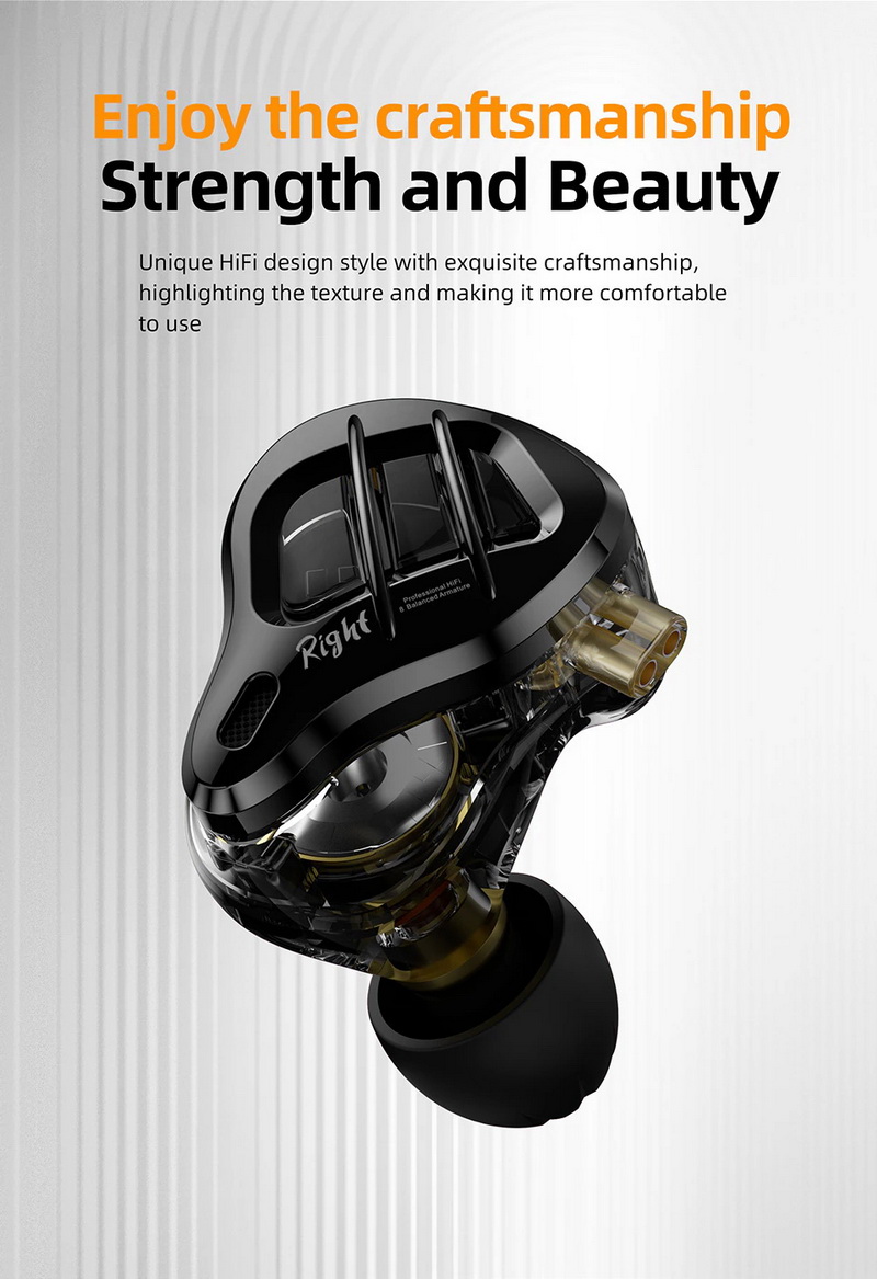 KZ ZAR หูฟัง Hybrid 8 ไดรเวอร์ 7BA+1DD ระดับเรือธง ประกันศูนย์ไทย