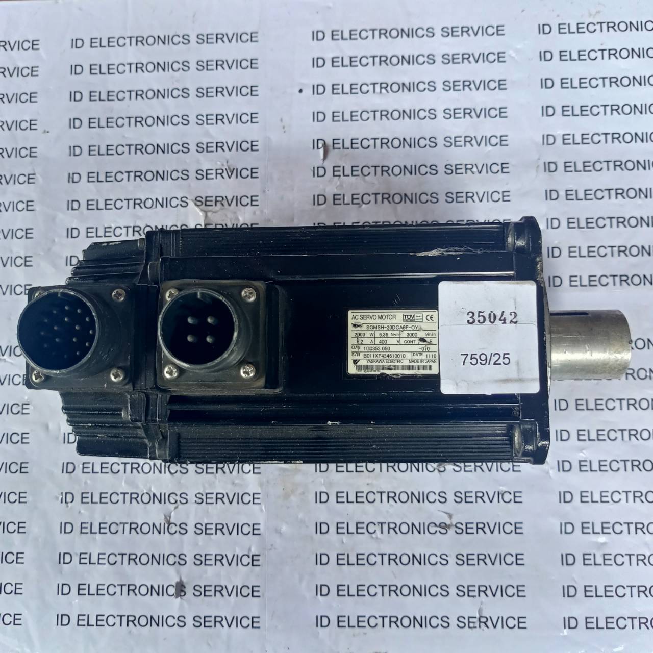 SGMSH-20DCA6F-OY SERVO MOTOR " YASKAWA "