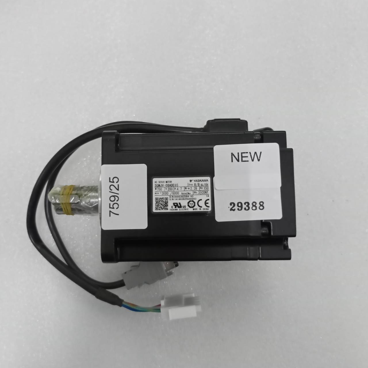 SGMJV-08ADE6S SERVO MOTOR " YASKAWA "