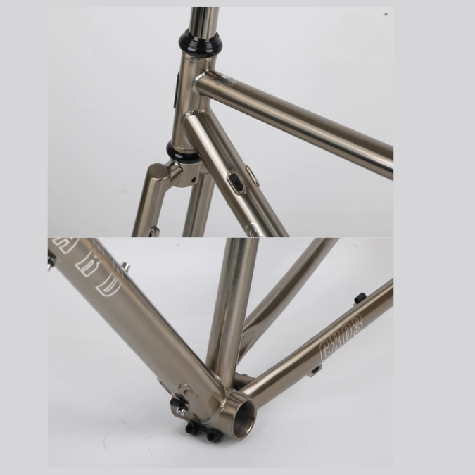 เฟรมจักรยาน SEABOARD CX03 Gravel เซ็ตเฟรมโครโมลี่ ล้อ 700C แกนใหญ่ Thru-Axle – ปั่นได้ทุกเส้นทาง