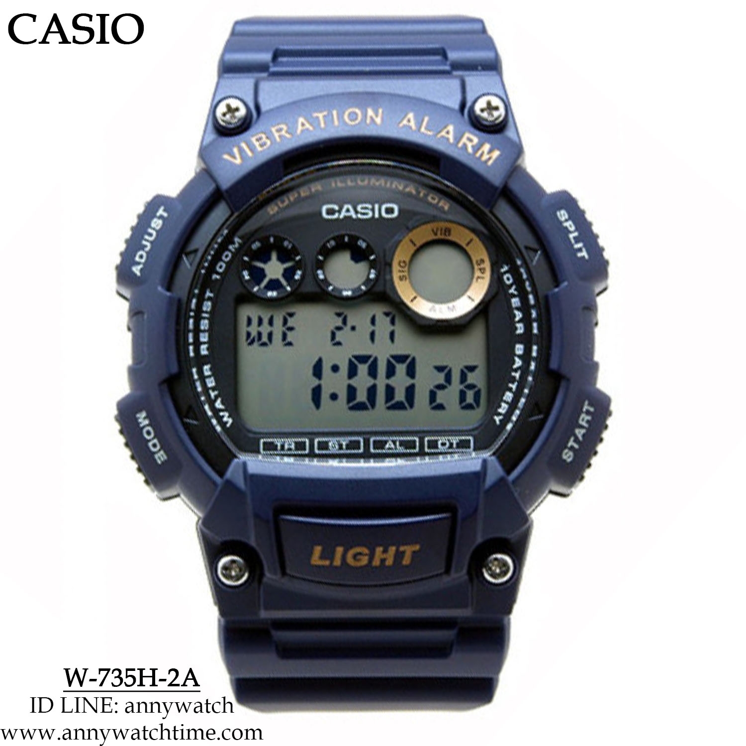 CASIO W-735H-2A
