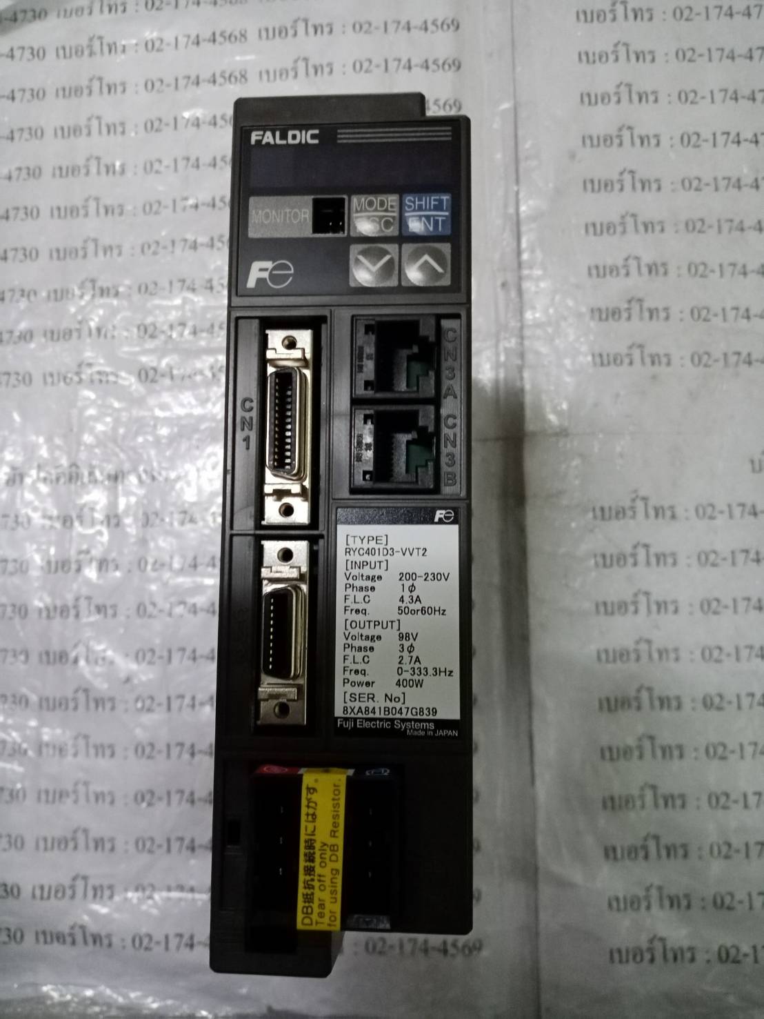 RYC401D3-VVT2 SERVO DRIVE " FUJI "