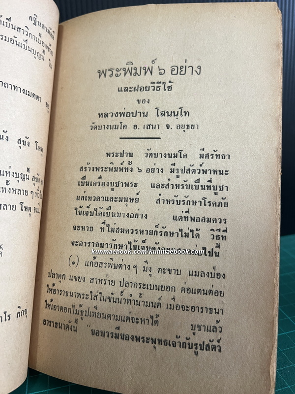 หลวงพ่อปาน วัดนมโค / ประวัติหลวงพ่อ ประวัติพระพิมพ์ ประวัติเจ้าอาวาส ฯลฯ