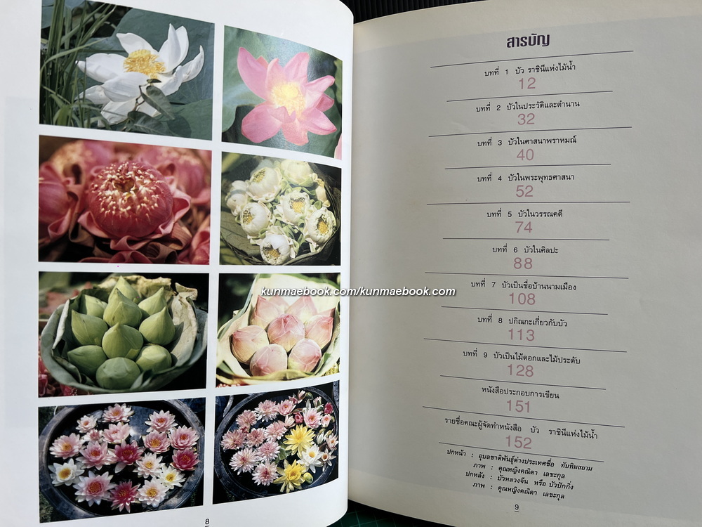 บัวราชินีแห่งไม้น้ำ : เรื่องและภาพโดยคุณหญิงคณิตา เลขะกุล