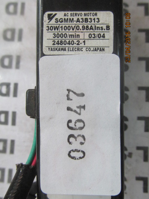 SGMM-A3B313 SERVO MOTOR " YASKAWA "
