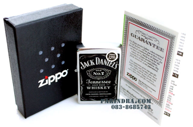 ไฟแช็ค Zippo 24779 Jack Daniels Street Chrome