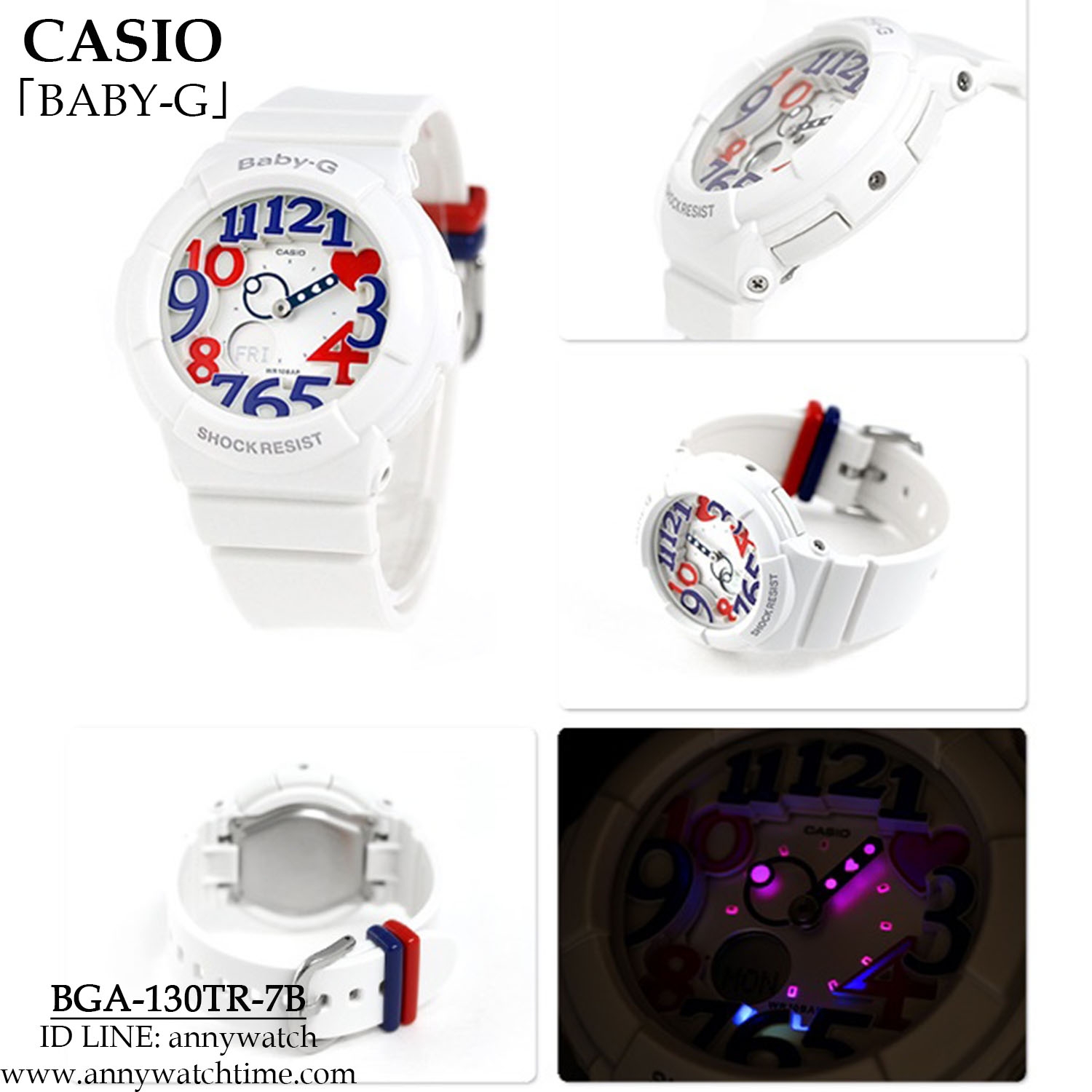 BABY-G BGA-130TR-7B - จำหน่ายนาฬิกาของแท้ 100% รับซ่อมนาฬิกา