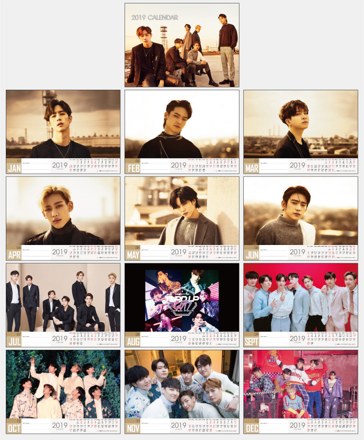 ปฏิทิน GOT7 2019