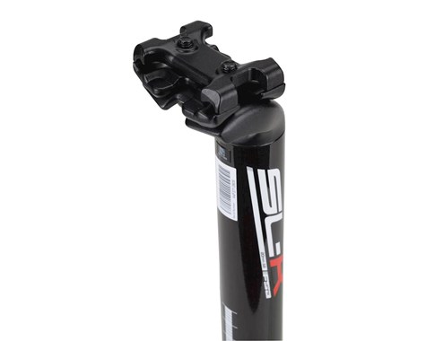 FSA SL-K SBS SB20 CARBON SEATPOST หลักอานหมอบ, ขนาด 31.6MM, ยาว 350MM, สีแดง, สีเทา