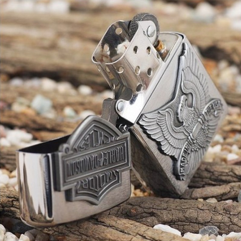 ไฟแช็ค Zippo แท้ "Harley Davidson" #Zippo Code 200HD.H284 แท้นำเข้า 100%