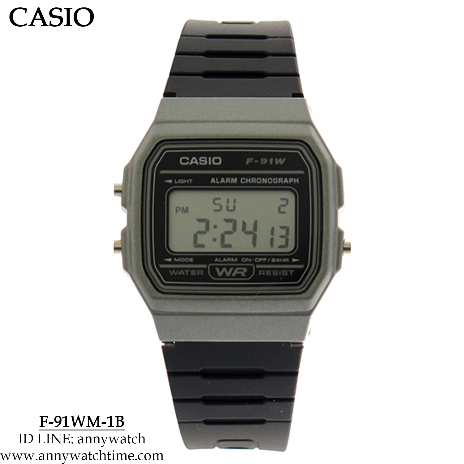CASIO F-91WM-1B