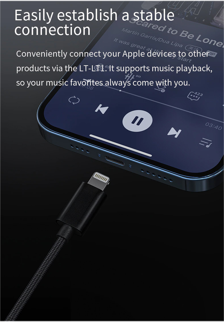 ขาย FiiO LT-LT1 สายแปลง Lightning OTG เป็น Type-C