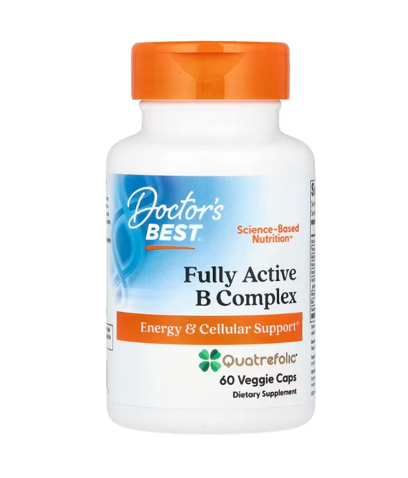 Doctor's Best, Fully Active B Complex 60 Veggie Caps