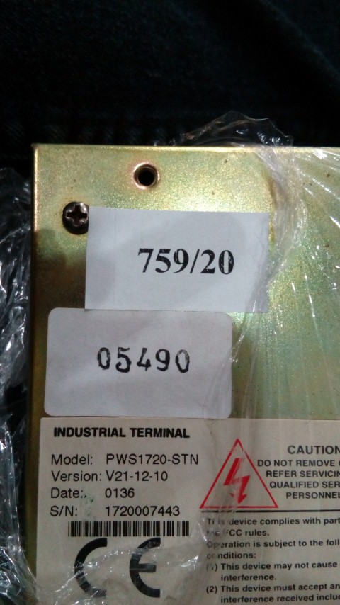 LCD TOUCH SCREEN “ HITECH ” รุ่น PWS1720-STN