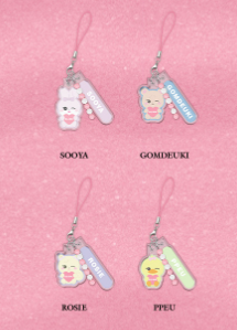 PRE. 𝐁𝐋𝐀𝐂𝐊𝐏𝐈𝐍𝐊 CHARACTER LIGHT STICK AIRTUBE KEYRING (นำเข้า 14-25 วัน)