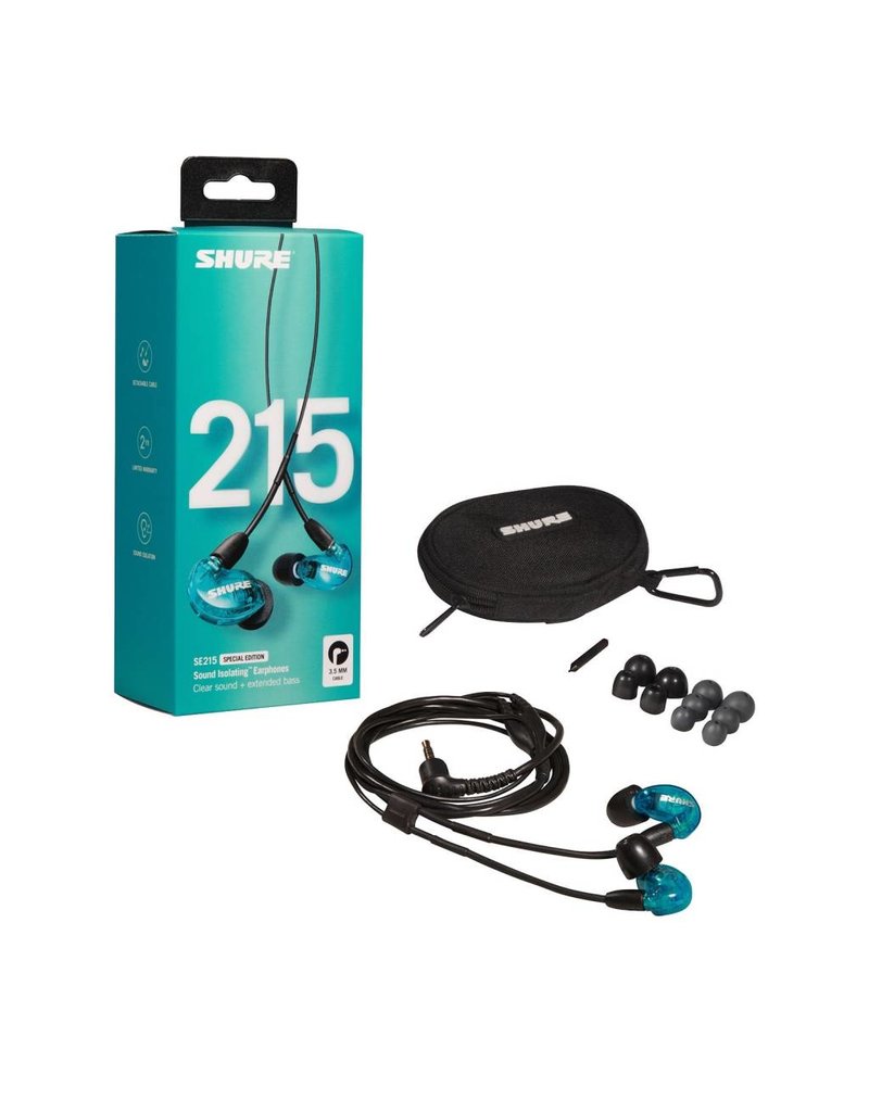 Shure SE215 UNI Special Edition หูฟัง Monitor แบรนดังจากอเมริกา คุณภาพเสียงเที่ยงตรงมาตรฐานที่ได้รับความนิยมจากนักร้อง นักดนตรีทั่วโลก