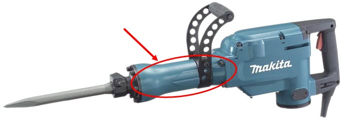 เสื้อกระบอก หรือ คอ แย้ก สกัด Makita มากีต้า HM1306 [#19] Pn.319478-9 (แท้) ##(*)