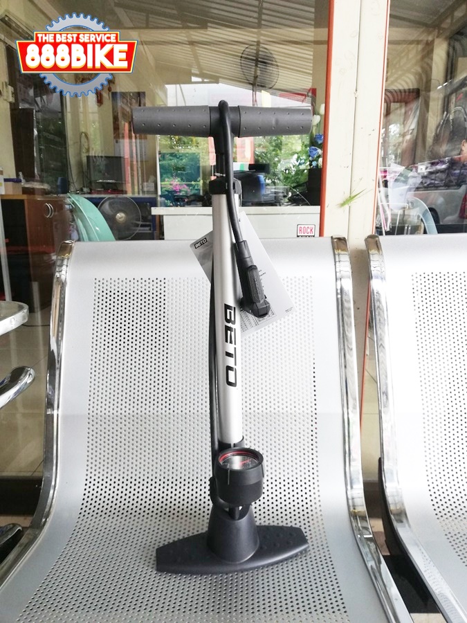 สูบตั้งพื้นอลูมิเนียม BETO CMP-069 ด้ามด้ามอลู สูบได้ทั้ง Presta และ SChrader