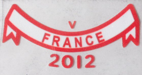 ชุดติดเสื้อฟุตบอล ทีมชาติอังกฤษ - ยูโร 2012 vs ฝรั่งเศส PLAYER SIZE ใหม่ / ENGLAND National Football Team PLAYER SIZE Match Day Transfer/Insignia - EURO 2012 vs FRANCE NEW