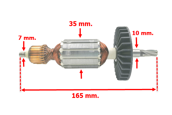 ทุ่น สว่านโรตารี่ Makita HR2460, HR2460F, HR2470, HR2470F, HR2470FT
