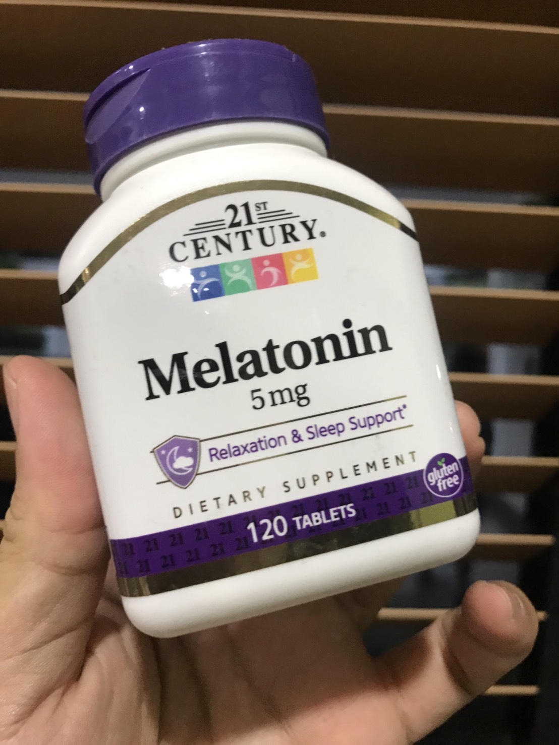 21st Century Melatonin, 5 mg, 120 Tablets