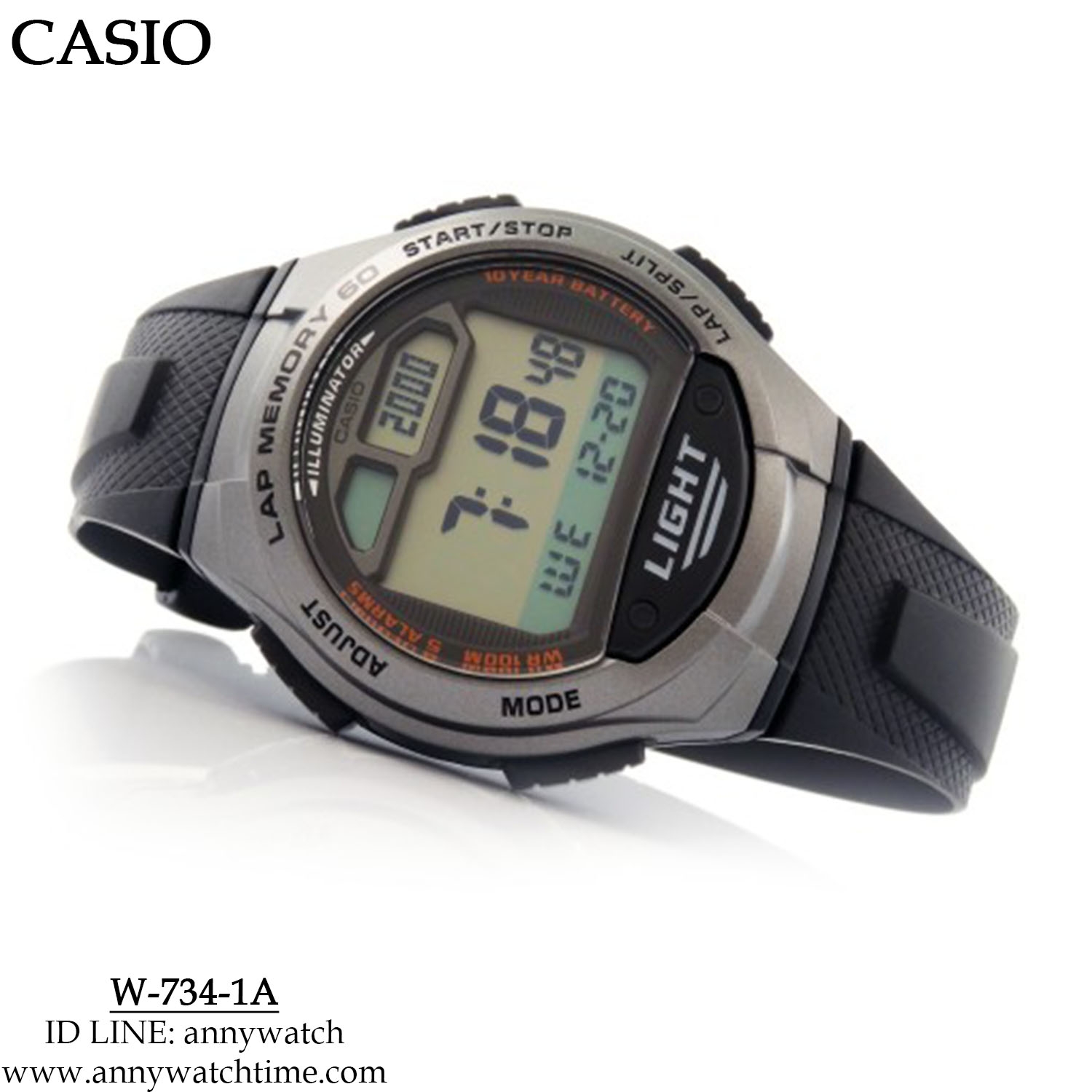 CASIO W-734-1A