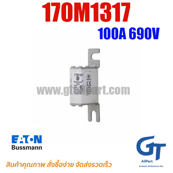 170M1317 , 100A 690V , Bussmann / Eaton