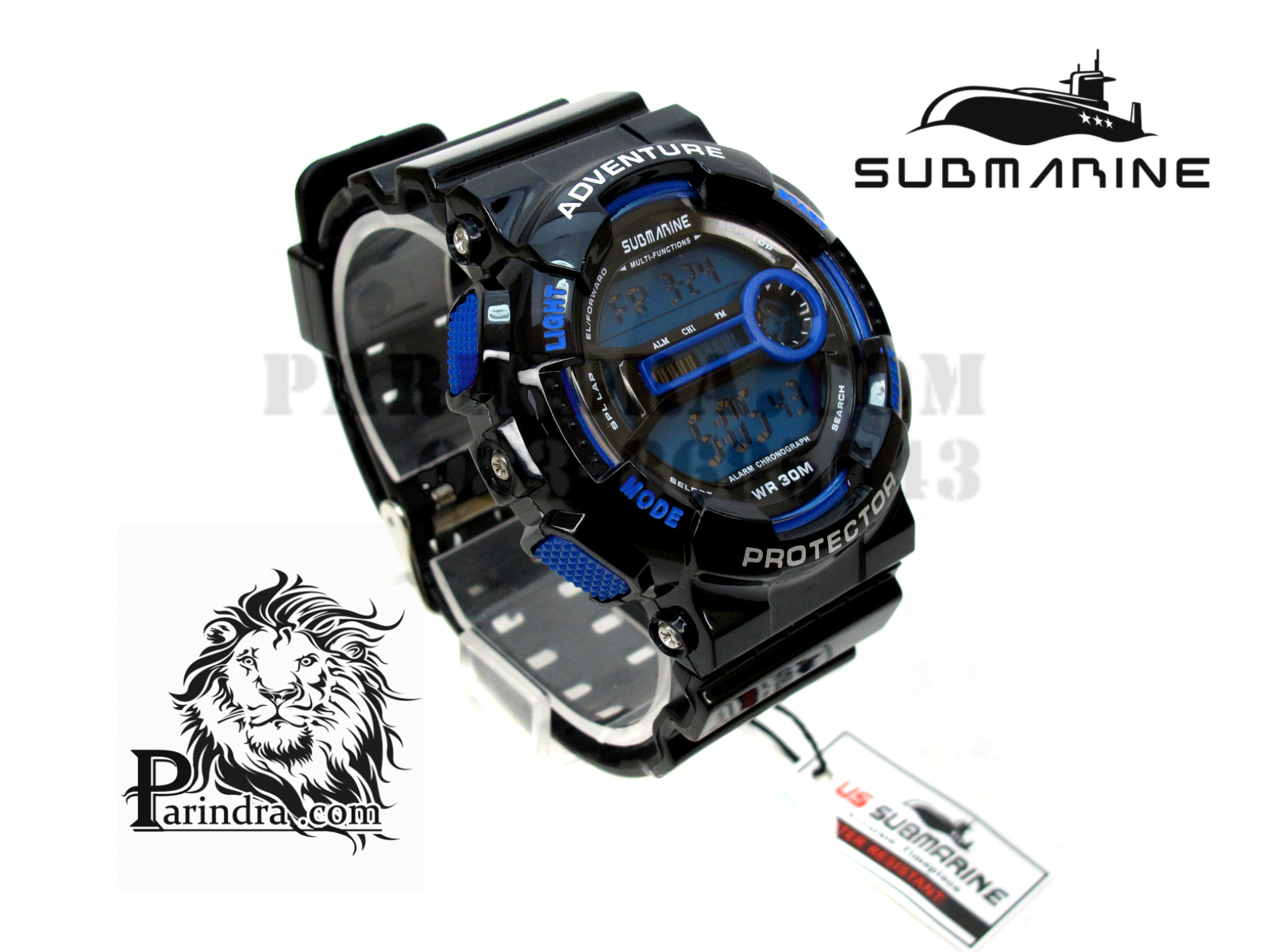 นาฬิกา US submarine ทรง sport ระบบดิจิตอล ของแท้ 100%