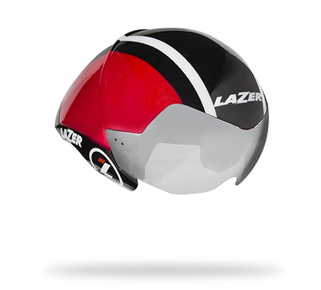หมวก LAZER WASP AIR THE AERO WEAPON ,สีดำ/แดงขาว Lotto Soudal Aero helmet