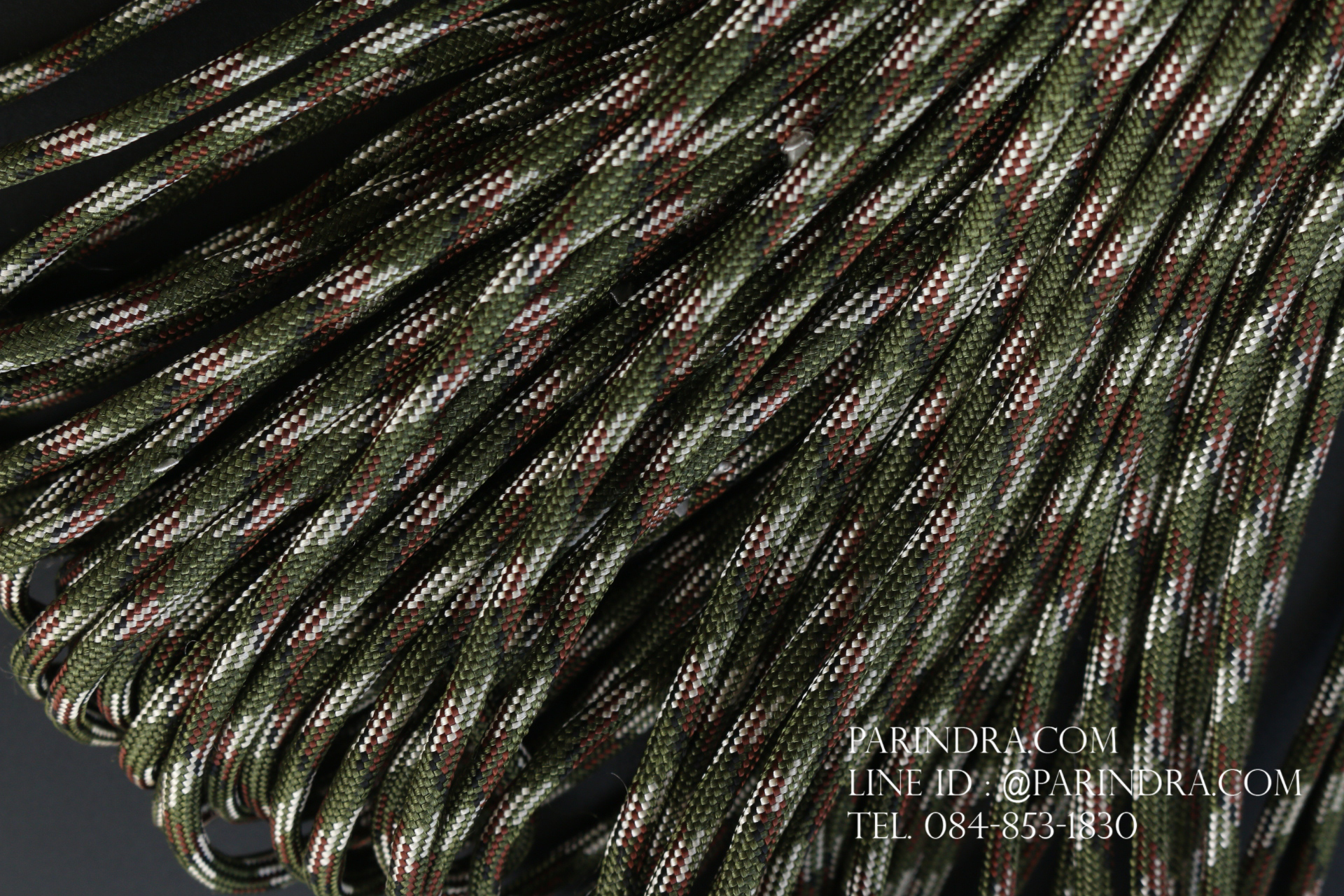 เชือกพาราคอร์ด PARACORD 550 สีลายพราง ใช้ได้งานได้เอนกประสงค์