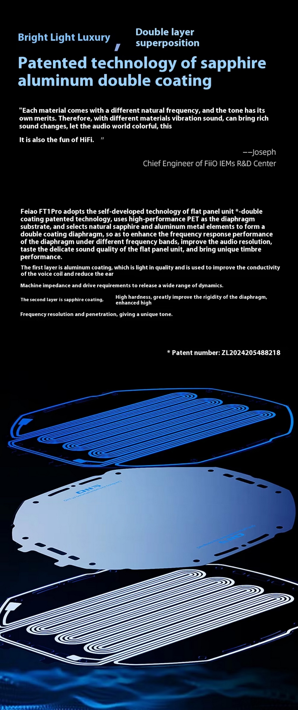 FiiO FT1 PRO หูฟังเฮดโฟนไดรเวอร์ Planar เสียงชัดเจน เวทีเสียงกว้าง ประกันศูนย์ไทย