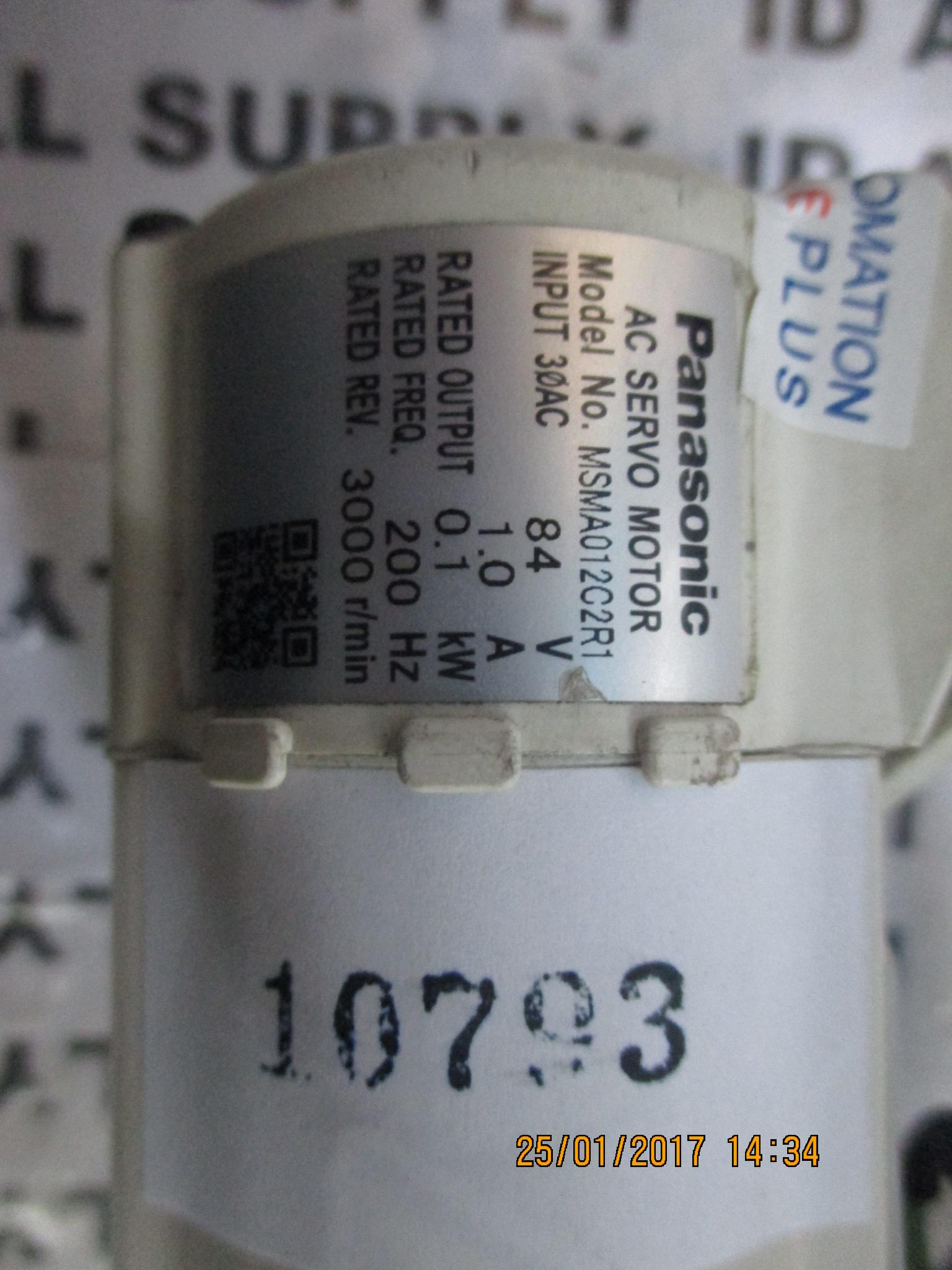 SERVO MOTOR “ PANASONIC ” รุ่น MSMA012C2R1