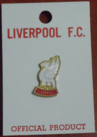 เข็มกลัด ฟุตบอล สโมสรลิเวอร์พูล - นกลิเวอร์เบิร์ดสีขาว ใหม่ / LIVERPOOL Football Club Pin - WHITE LIVER BIRD NEW