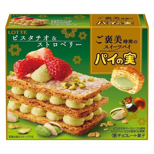 Lotte Pie Pistachio & Strawberry พายกรอบรสิสตาชิโอและสตรอว์เบอร์รี่ 60 กรัม