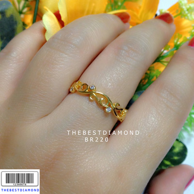 BR220=== แหวนเถาวัลย์เลื้อย น่ารักๆมากๆๆๆ ใส่ติดนิ้ว ได้เลยค่ะ งานอ่อนช้อย สวยงาม ไม่เวอร์ แต่ดูดี