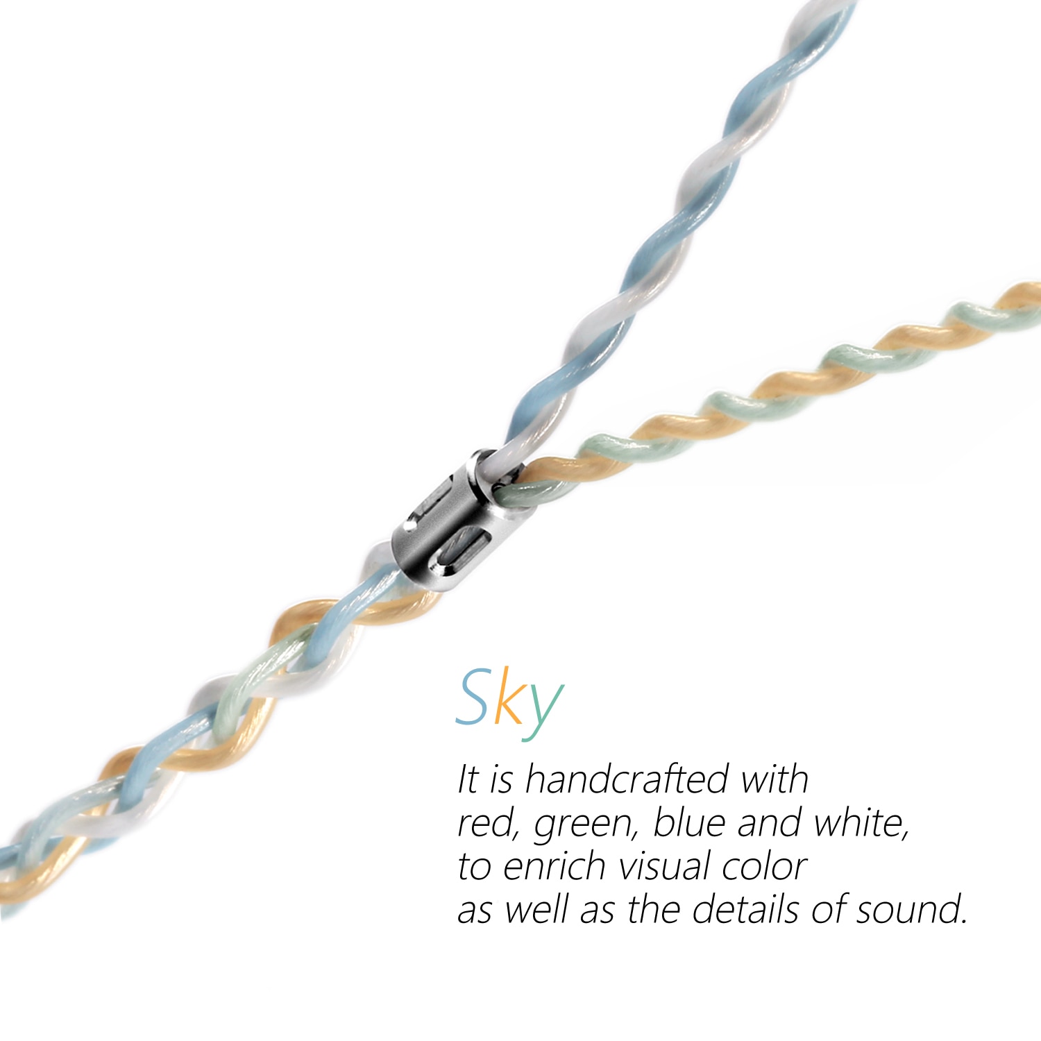 ขาย DD BC120B สายอัพเกรดหูฟัง OCC ชุบเงินระดับ 6N สายถัก 4 แบบ Litz