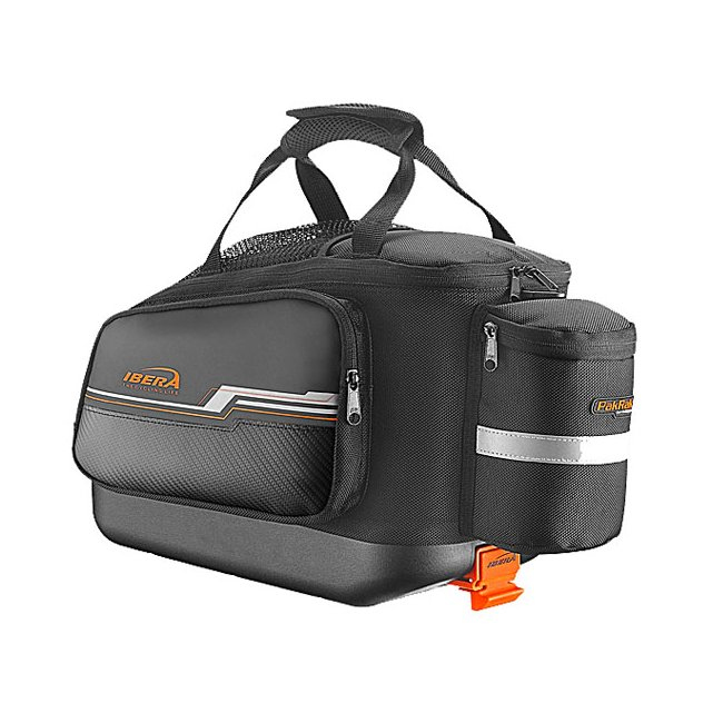 กระเป๋าวางบนตะแกรง กระเป๋าติดตะแกรงหลังปลดเร็ว ขั้นเทพ IBERA IB-BA21, PakRak Commuter Bag, 17L มาพร้อมผ้าคลุมกันฝน