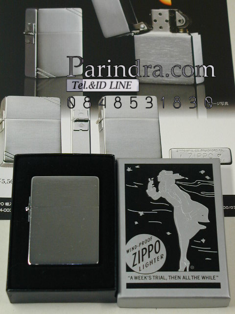 ไฟแช็ค Zippo แท้ " Zippo 1935 Replica™ Brushed Chrome " #1935.25 แท้นำเข้า 100%