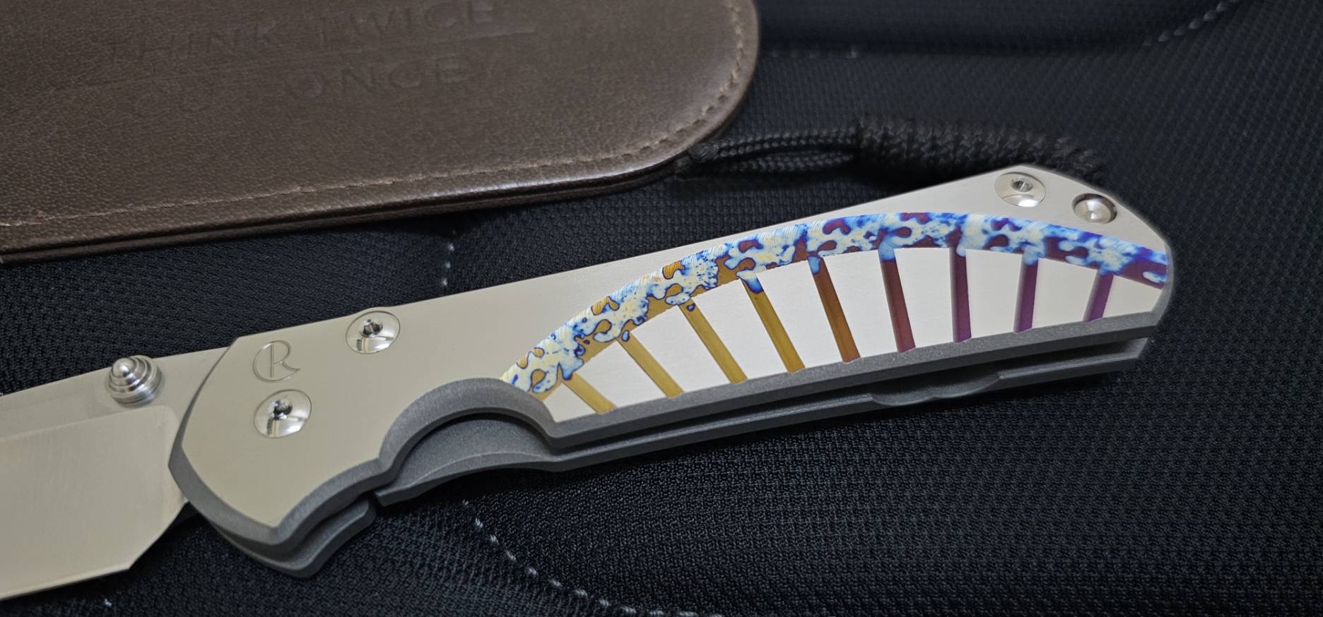 Chris Reeve Knives Large Sebenza 31 Unique Graphic Drop Point MagnaCut