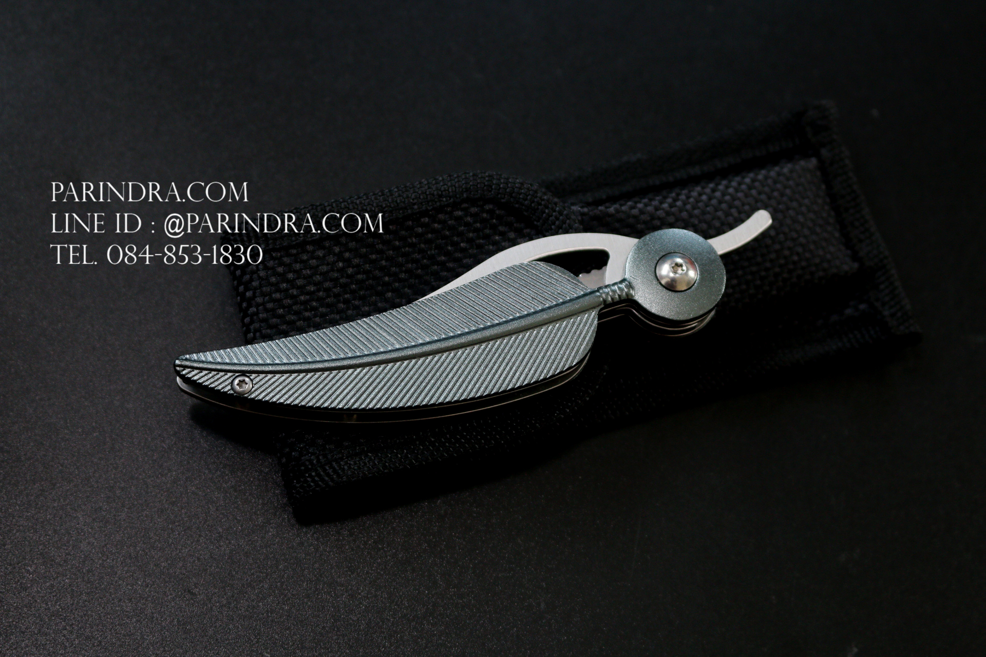 มีดพับรูปใบไม้ KNIFE ดีไซน์สวย ขนาด 7.25 นิ้ว