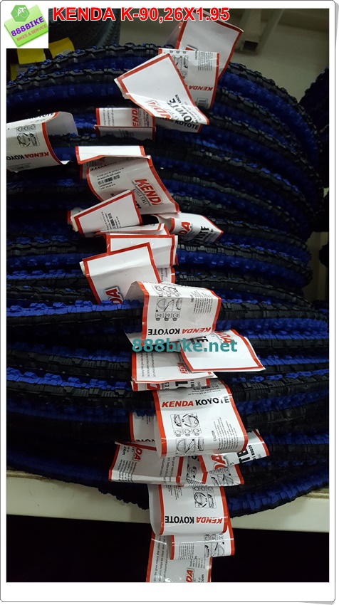 ยางนอกขอบลวด Kenda Koyote,k-90 ,26x1.95 ขอบสีน้ำเงิน