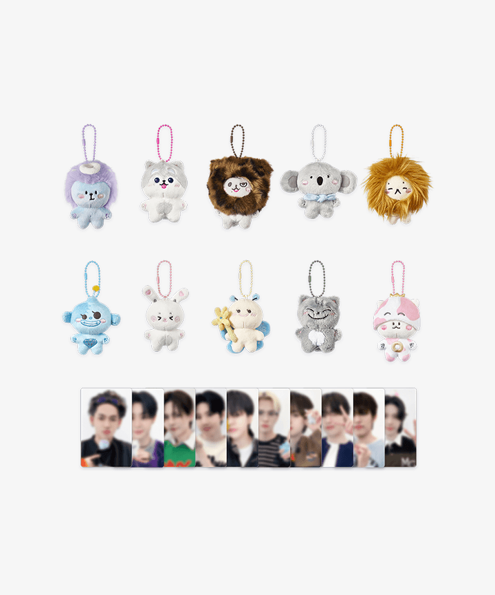 PRE พวงกุญแจ [FUNNYTREASURE] PLUSH KEYRING ระบุ มบ. ที่หมายเหตุ (รอ 14-25 วัน)