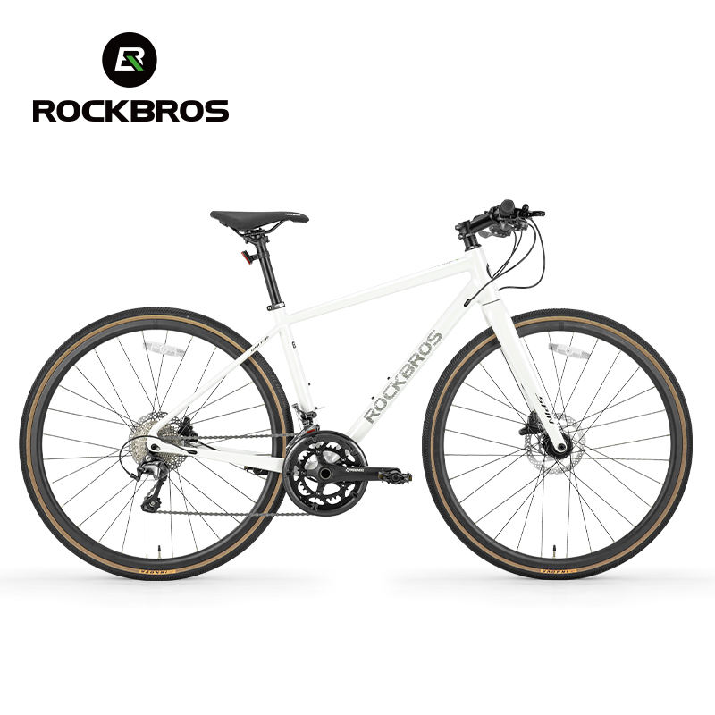 จักรยานไฮบริด ROCKBROS SPIN P2M เฟรมอลูมิเนียม Shimano Tiagra R4700 (2x10 สปีด) ล้อ 700c
